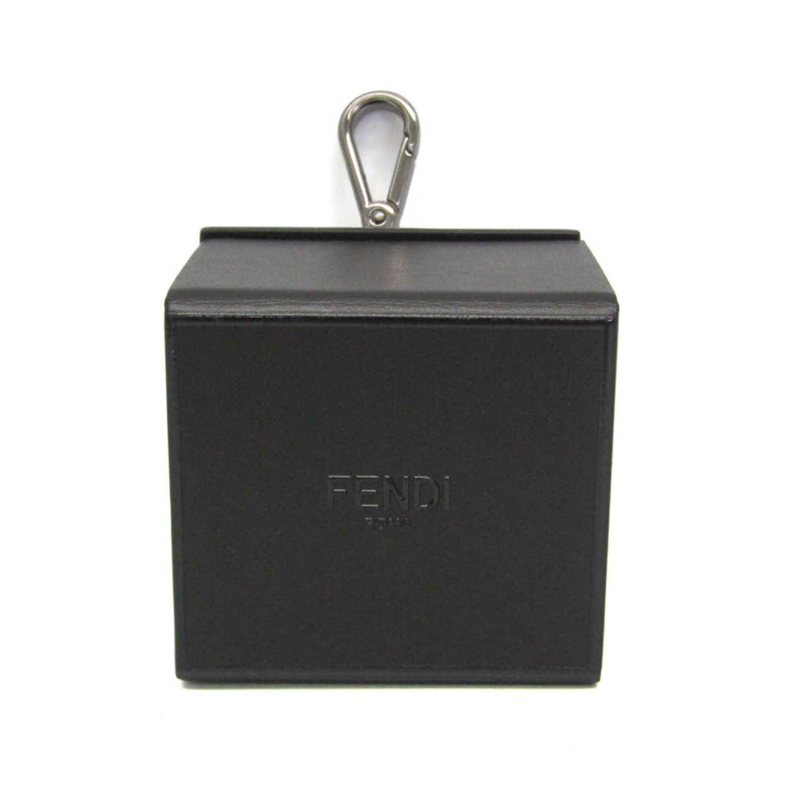 フェンディ(Fendi) ミニボックス キーホルダー チャーム 7AR894 キーホルダー (ブラック)