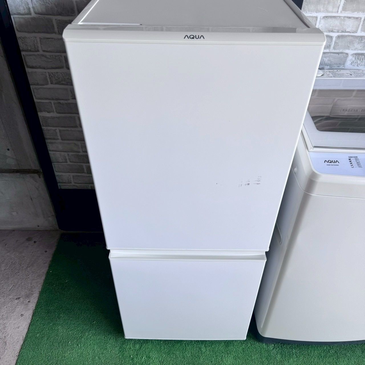 AQUA アクア 冷蔵庫 2021年 AQR-13E8 洗濯機 2020年 AQW-GV70H 1人 