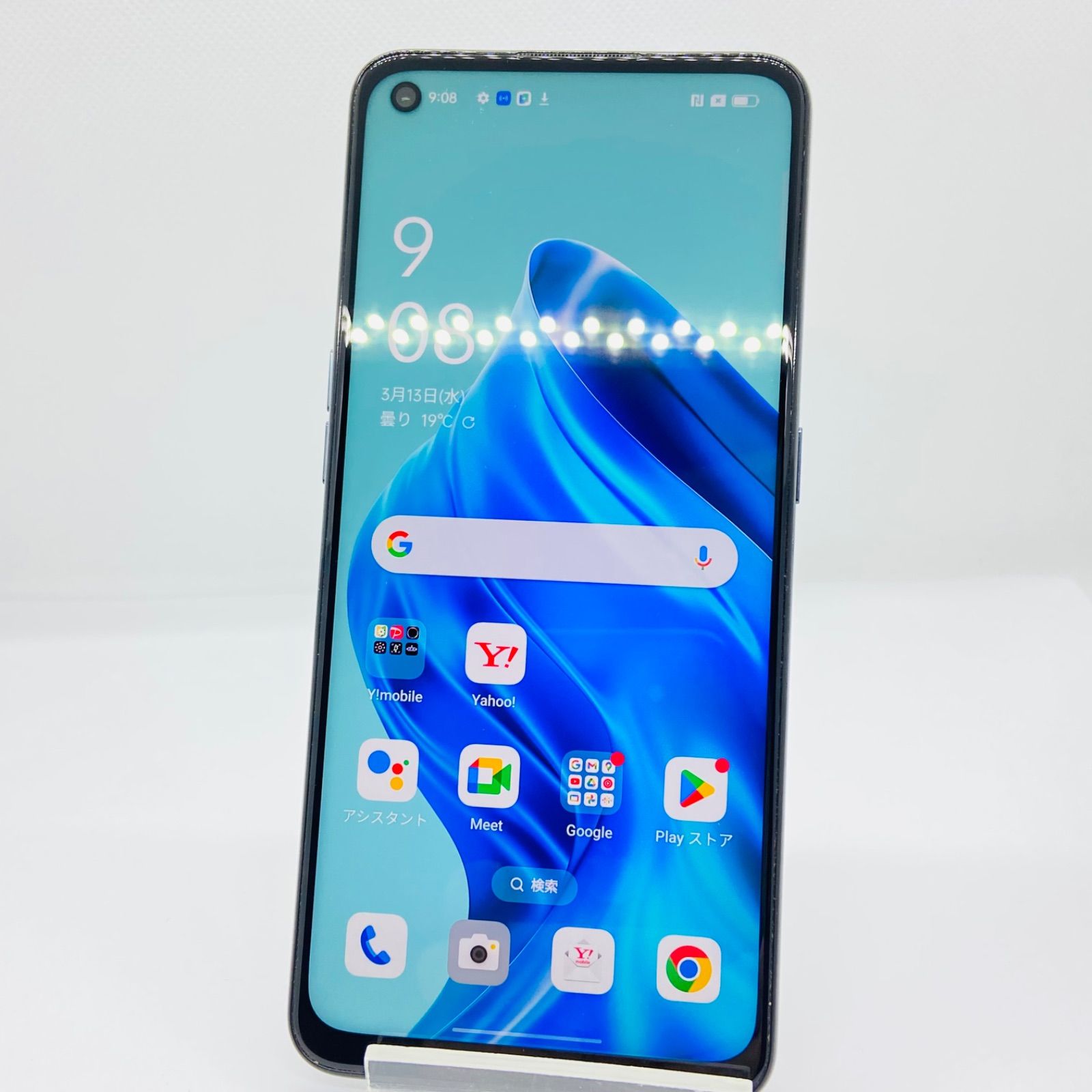 中古Cランク】OPPO Reno5 A 128GB シルバーブラック アイスブルー 