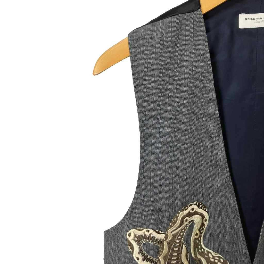 ドリスヴァンノッテン DRIES VAN NOTEN アーカイブ スネーク刺繍ジレ
