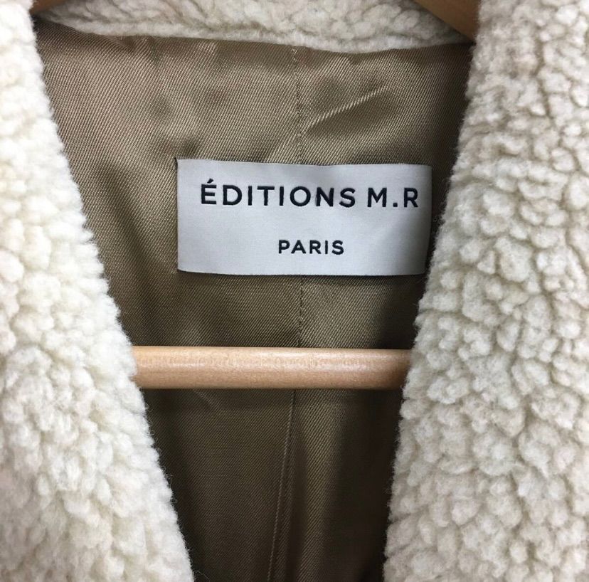服 EDITIONS M.R エディションズエムアール Pコート ブルゾン ウール 