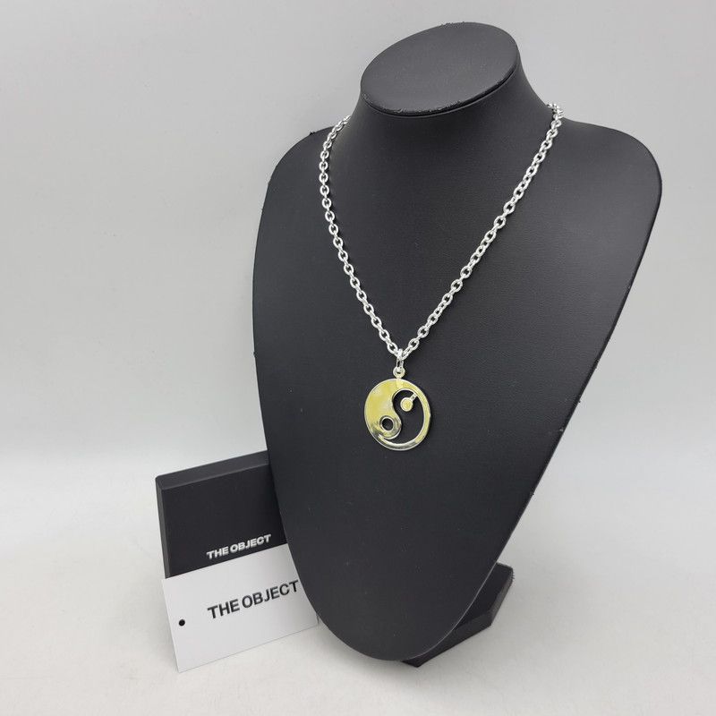 【中古品】 THE OBJECT ザ オブジェクト TO-HKG-24014 YIN-YANG SYMBOL NECKLACE 陰陽シンボル ネックレス アクセサリー 【192-260515-cs-13-izu】