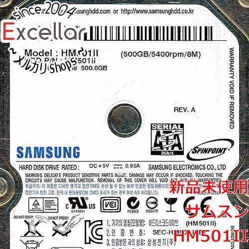 [bn:15] Samsung ノート用HDD 2.5inch　HM501II　500GB 9.5mm
