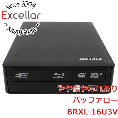 [bn:2] BUFFALO　4K動画再生対応 外付けブルーレイドライブ BRXL-16U3V