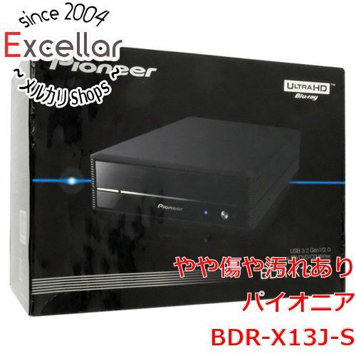 [bn:15] PIONEER　外付けブルーレイドライブ BDR-X13J-S　ブラック 元箱あり