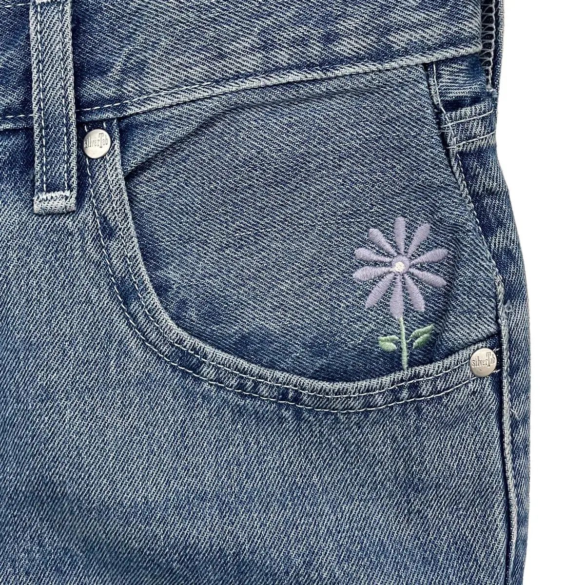 LEVIS Silver Tab ワイドレッグジーンズ - メルカリ
