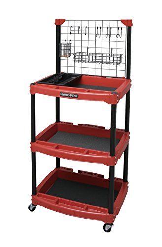アイリスオーヤマ ハードツールワゴン メッシュパネル付 HDW-3M レッドso a59a8779