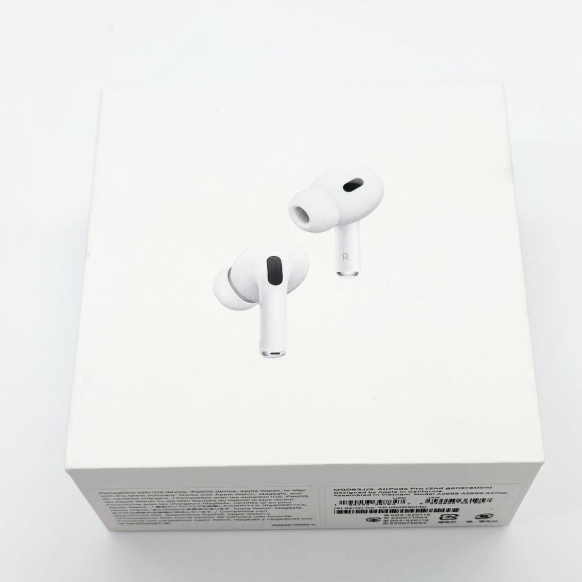 アップル Apple ワイヤレスイヤホン AirPods Pro 第２世代 MQD83J/A Lightning充電器【新品未開封品】