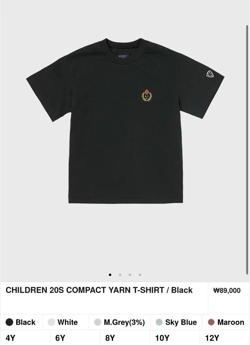 HERITAGE FLOSS Tシャツ 半袖T ブラック 6Y