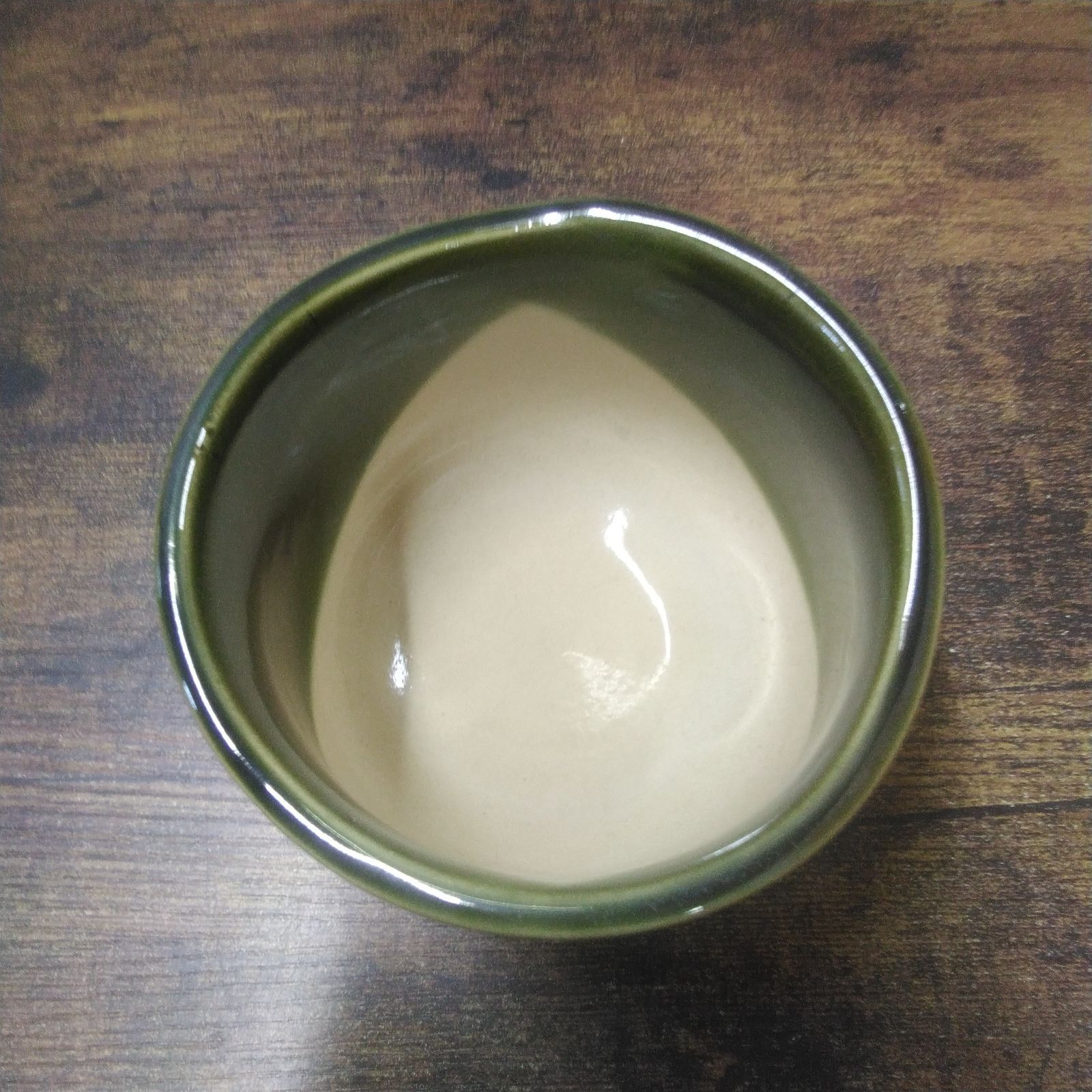 市川染五郎絵付 織部抹茶椀 保管品w 抹茶碗 織部焼 市川染五郎絵付 織部抹茶碗 未使用品 箱付 長期保管品