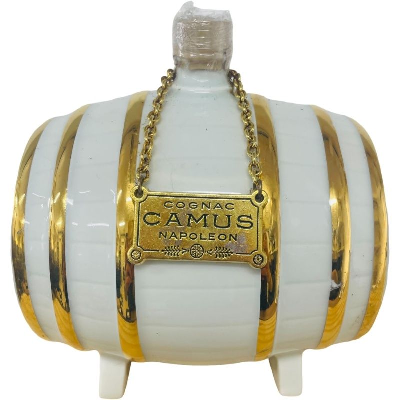 ブランデー CAMUS NAPOLEON ナポレオン 樽型 陶器 【新品未開栓品】 12605K81