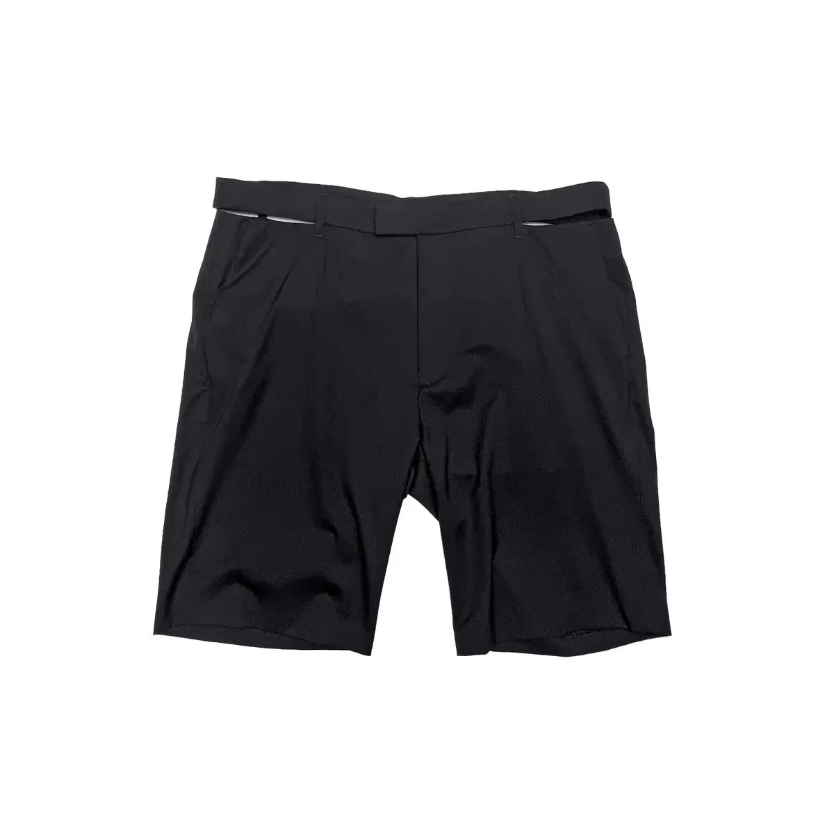 Helmut Lang ヘルムート・ラング - ウェスト スリット ショーツ - ブラック - 36