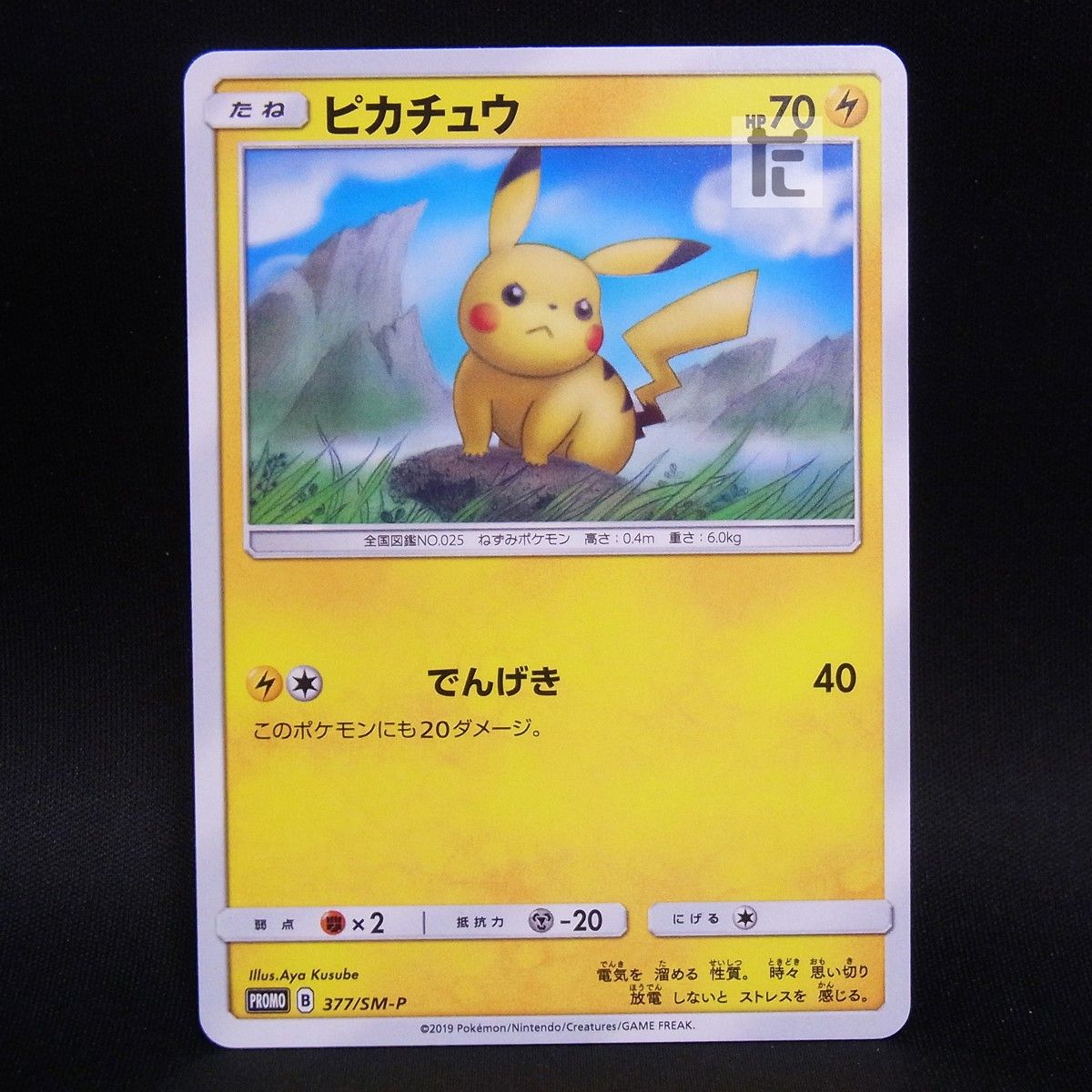 PROMO ピカチュウ 377/SM-P / TA24587