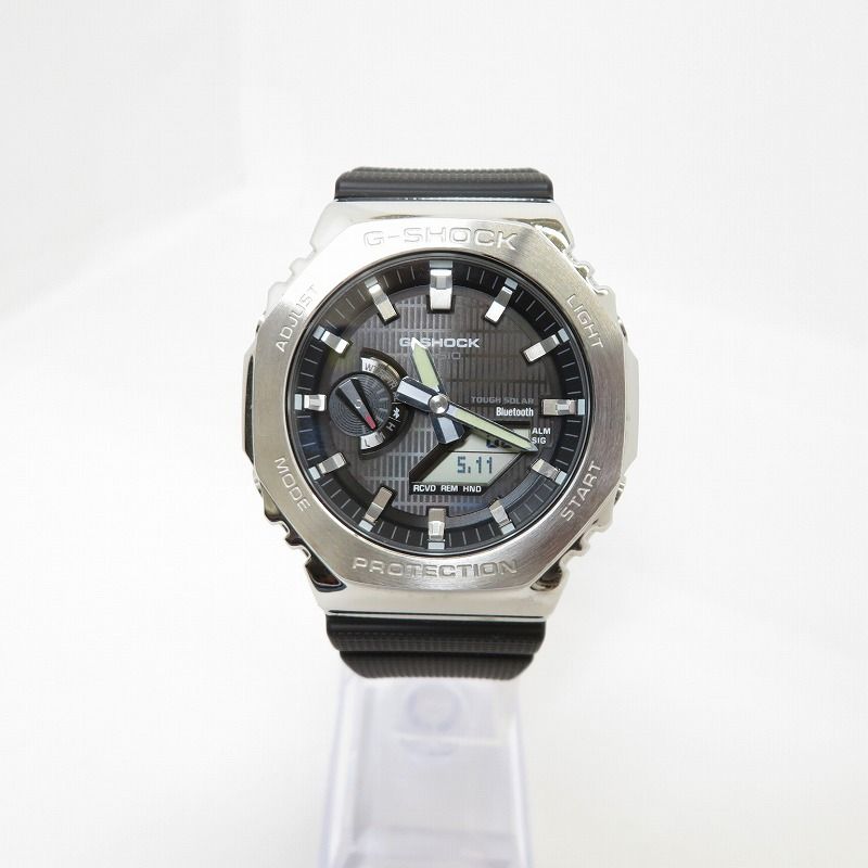 【瀬戸大橋店】 中古 G-SHOCK | ジーショック 腕時計 アナデジソーラー ANALOG-DIGITAL/2100 Series GBM-2100-1AER ブラック 【131】