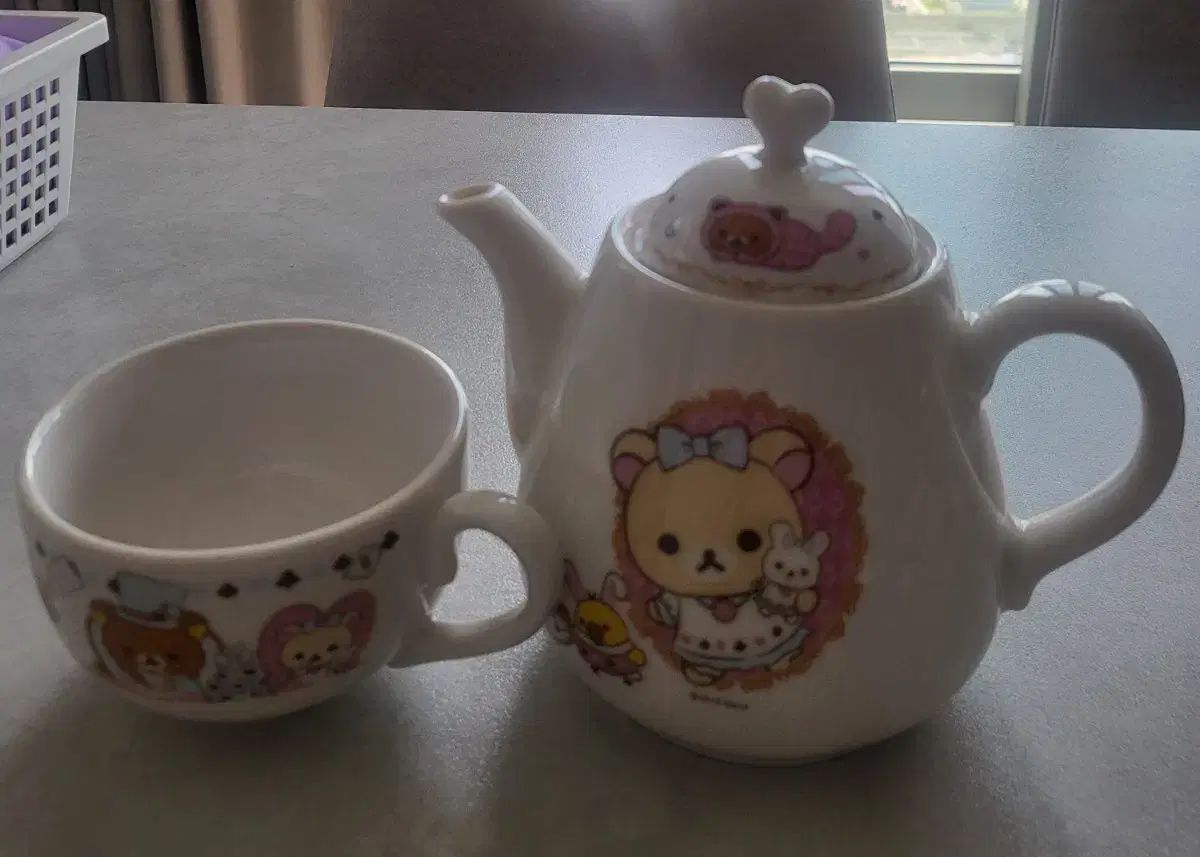 リラックマ ティーポット 湯呑み セット