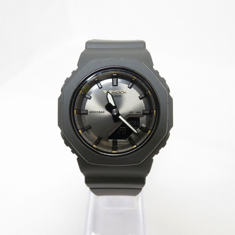 【瀬戸大橋店】 中古 G-SHOCK | ジーショック 腕時計 アナデジクオーツ ANALOG-DIGITAL/WOMEN GMA-P2126W-8AJR グレー 【131】