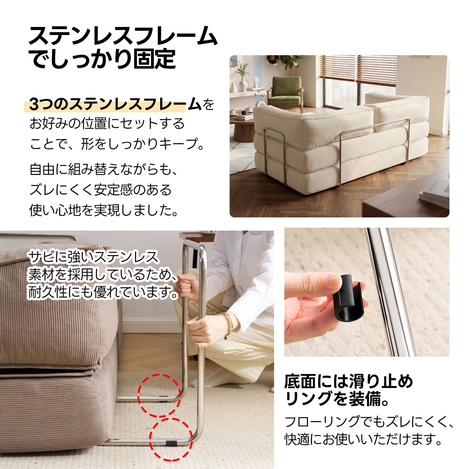 数量限定｜【組み立て不要】【幅180cm】 ソファベッド 圧縮ソファ 2way