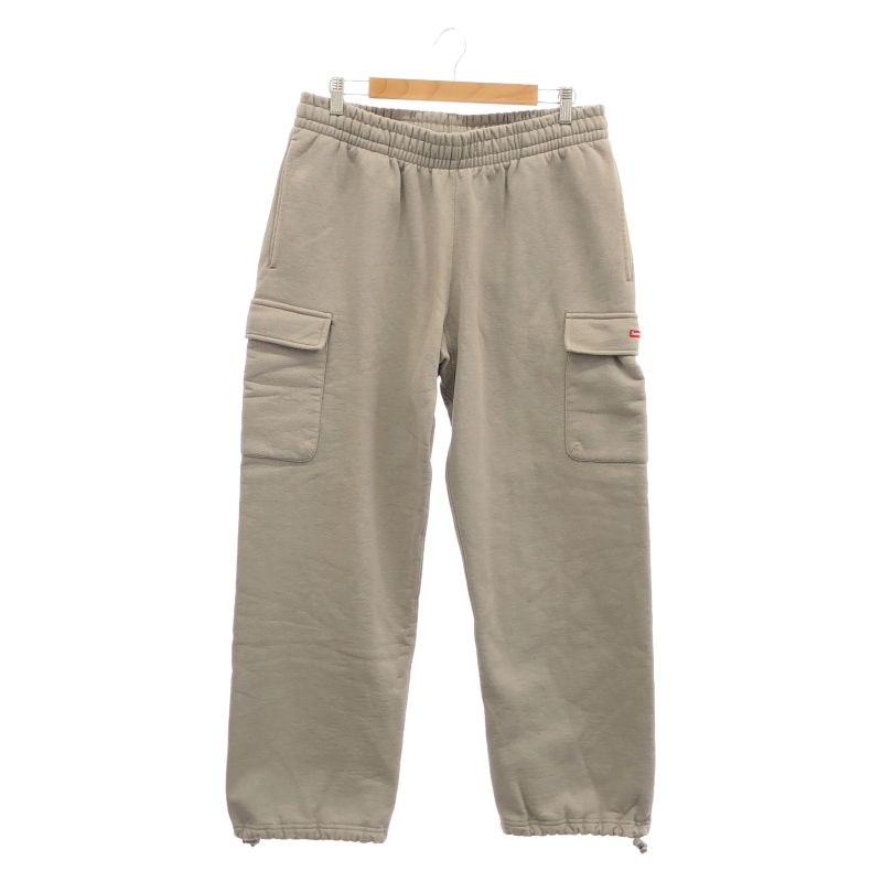 【中古】Supreme 24aw Small Box Logo Cargo Sweat Pants グレー サイズL シュプリーム[24]