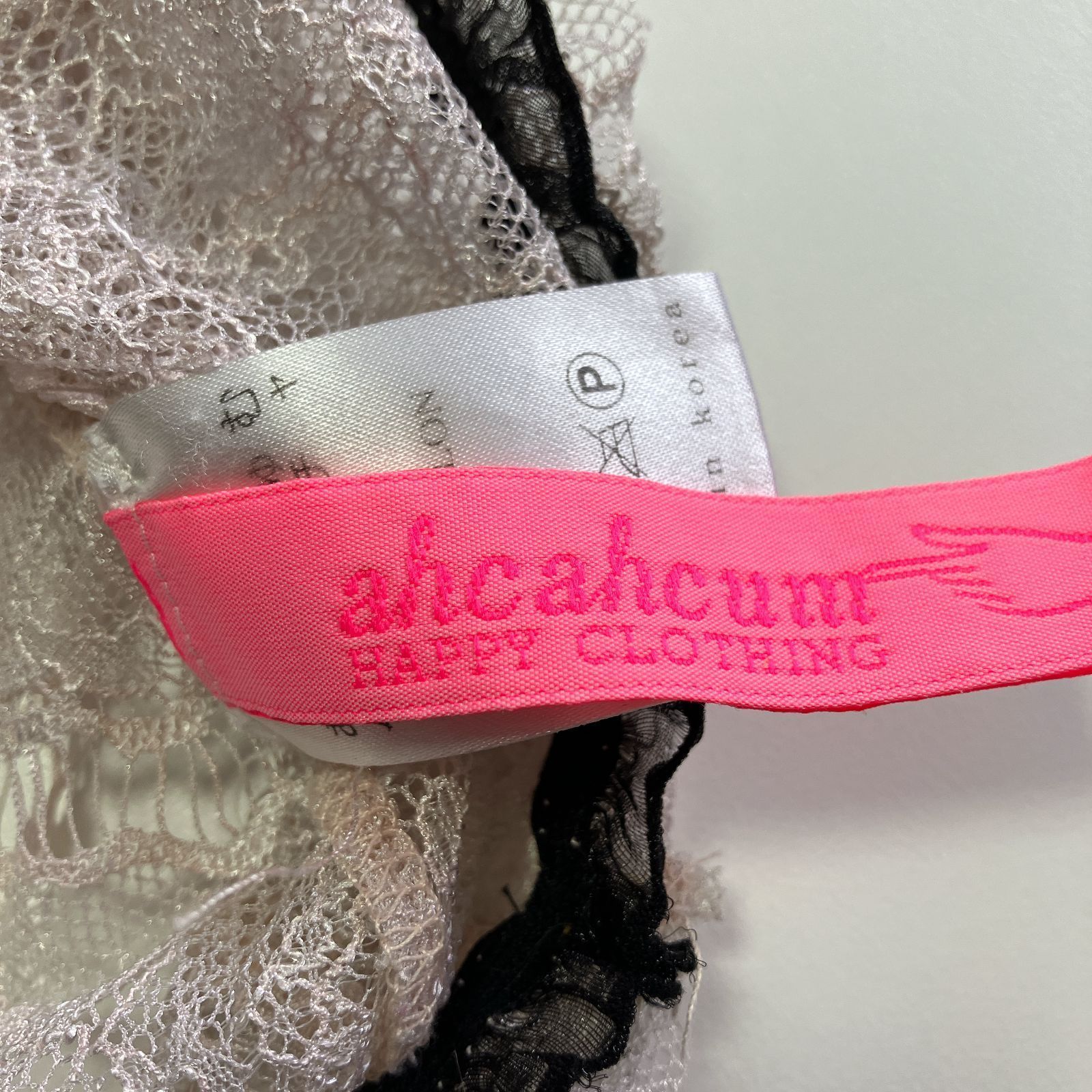 ahcahcum muchacha あちゃちゅむ ムチャチャ レース トップス ブラウス 