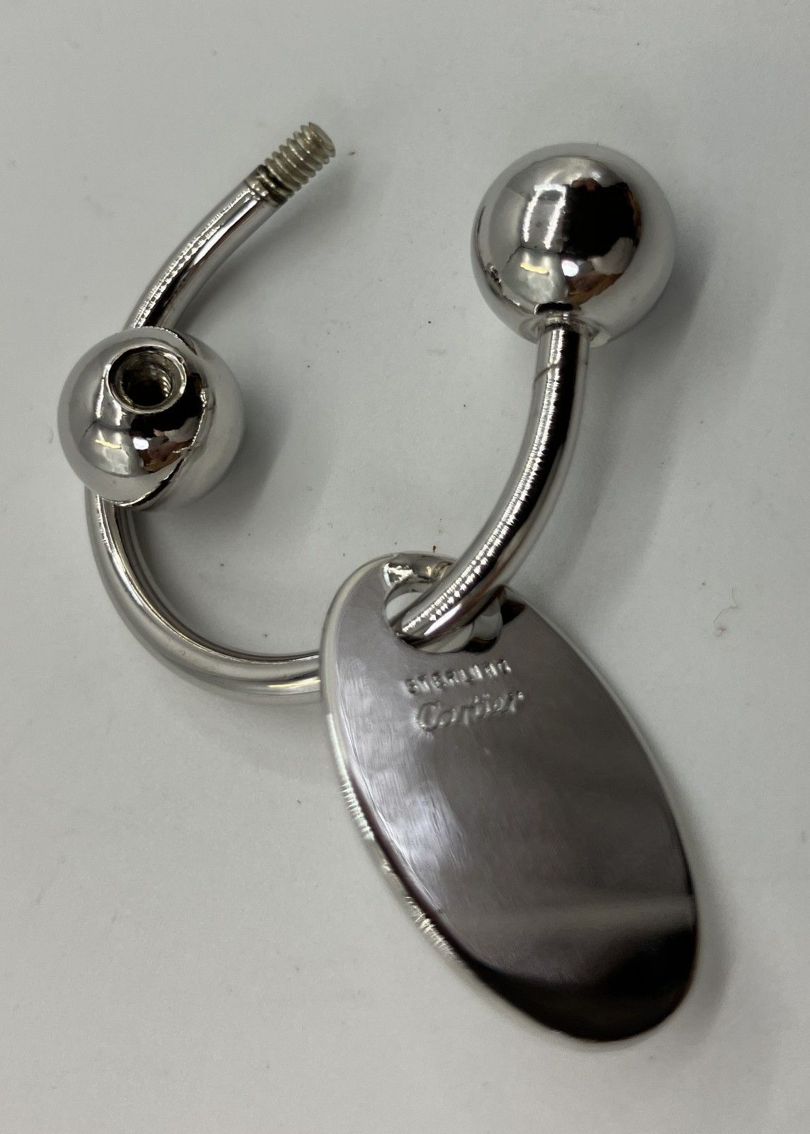 Cartier カルティエ スターリングシルバー SV925相当 キーリング 