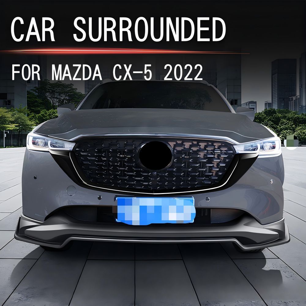 【送料無料】マツダ CX-5 2022対応 フロントリップスポイラー & リアバンパーカバー ABS製 外装パーツ 高耐久 前後セット 車体保護 キズ防止 耐摩耗性アップ スポーティー感アップ スタイリッシュ装飾 32,044円