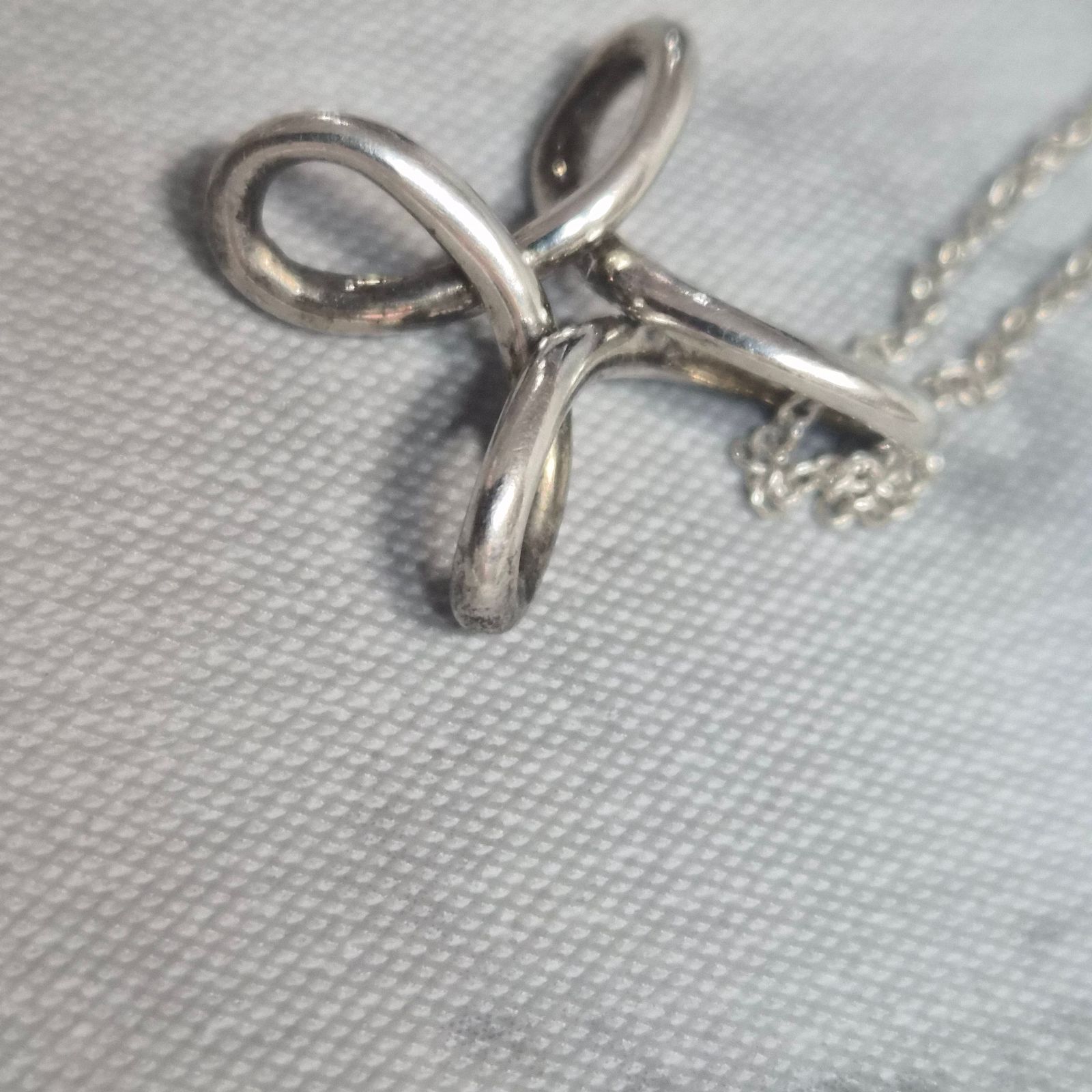 Tiffany ティファニー インフィニティ クロス ネックレス シルバー925 Tiffany & Co. ティファニー インフィニティクロス ネックレス