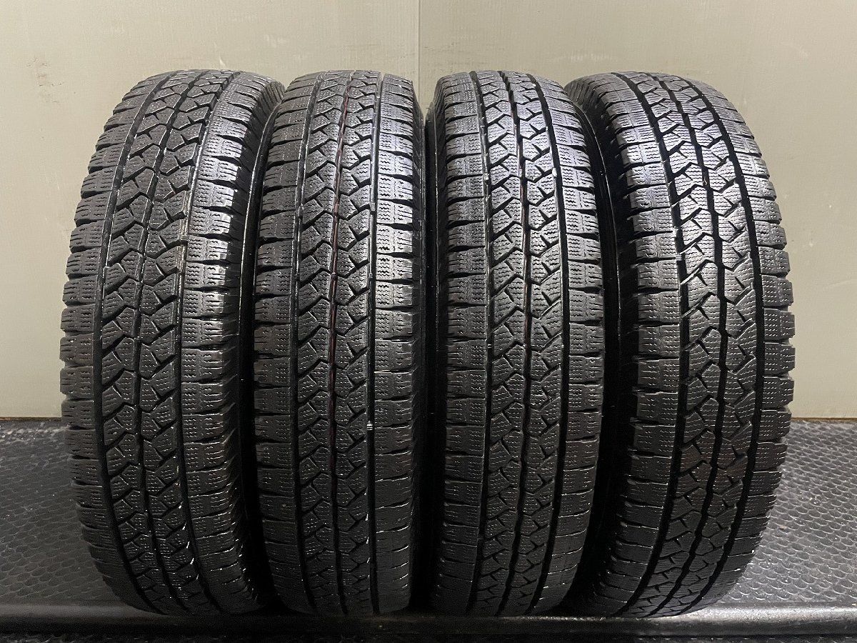 BS BRIDGESTONE BLIZZAK VL1 155/80R14 88/86N LT 14インチ スタッドレス 4本 23年製 バリ溝 プロボックス サクシード等　(KTM691)