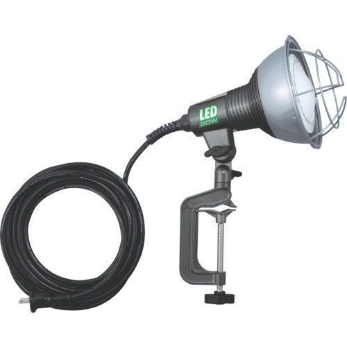 新品 ハタヤ (HATAYA) 照明 LED 投光器 屋外用 (防雨型) 防水 電球色 20W 全光束1790Lm コード0.3m ビーム角110度 二重絶縁 アース不要 バイス取り付け 作業灯 ワークライト 家庭用 工場用 建設現場 20WLED作業灯 RG