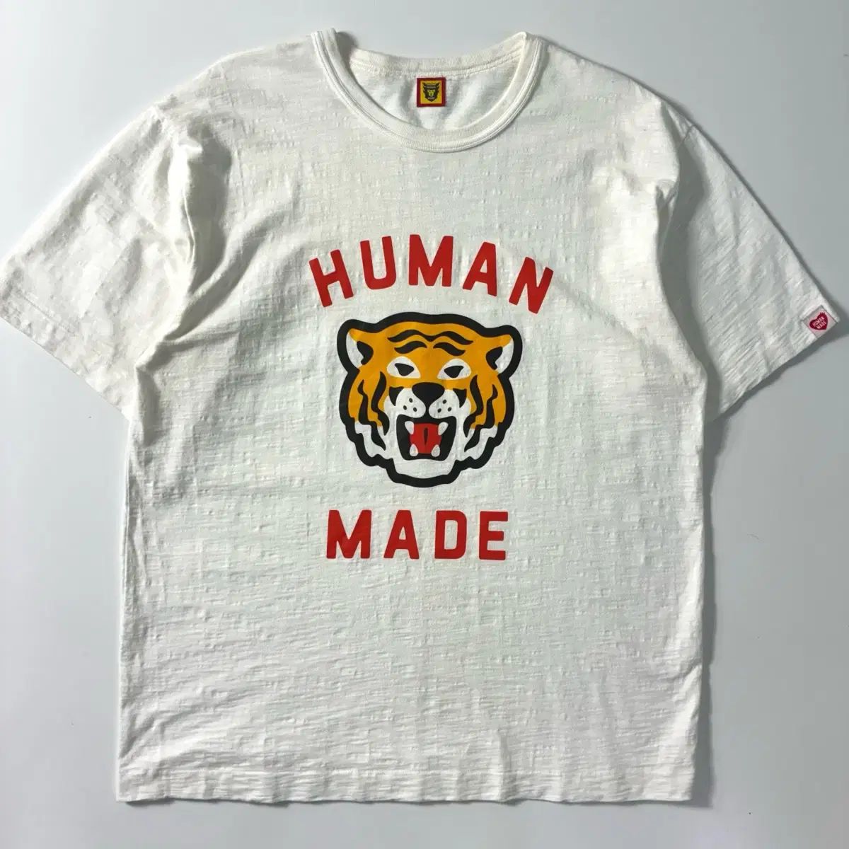 Humanmade ヒューマンメイド 白 タイガー プリンティング 半袖Tシャツ