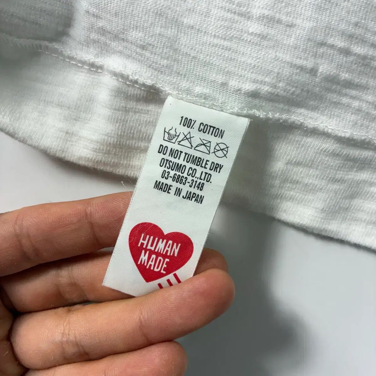 Humanmade ヒューマンメイド 白 タイガー プリンティング 半袖Tシャツ 