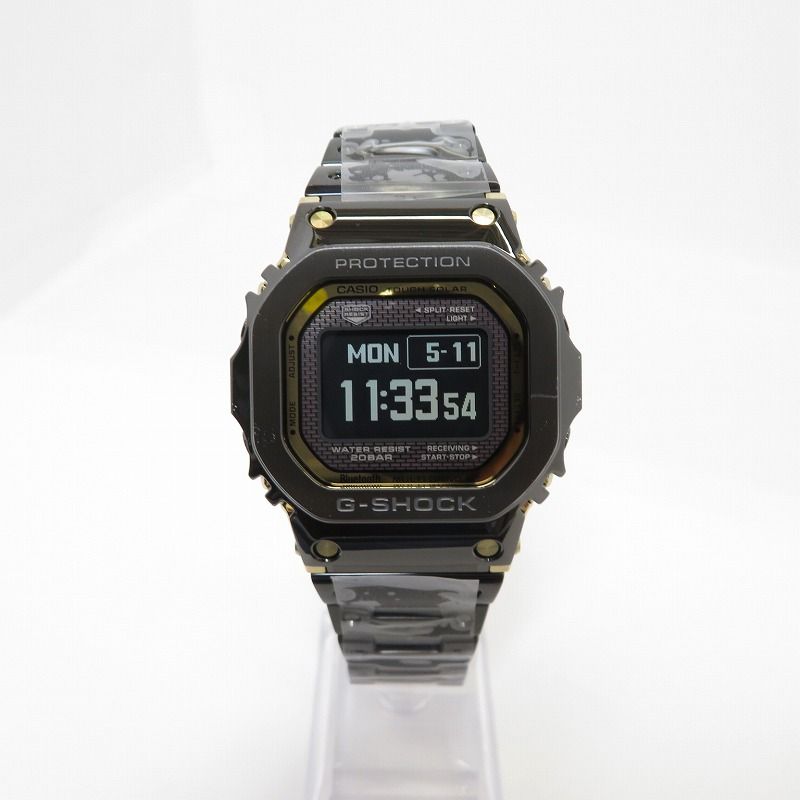 【瀬戸大橋店】 中古 G-SHOCK | ジーショック 腕時計 デジタル電波ソーラー FULL METAL/5000 SERIES GMW-BZ5000BD-1JF ブラック 【131】
