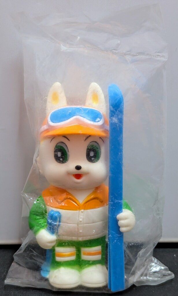 三和銀行 貯金箱 ワンサくん スキー手持ち