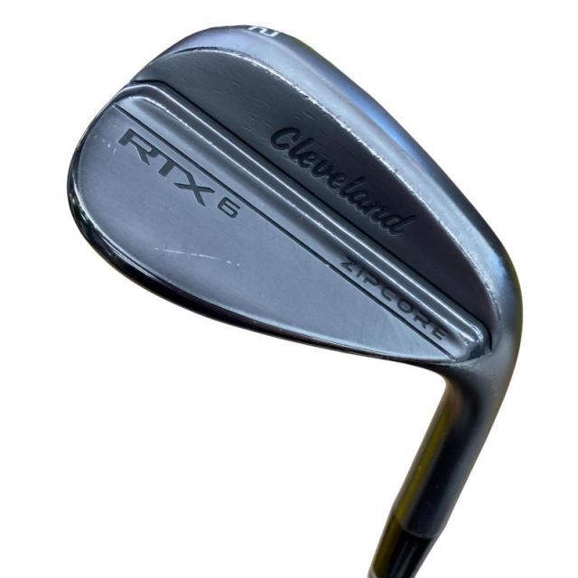 【中古】 クリーブランド Cleveland RTX-6 ZIPCORE ブラックサテン 52°/10° MID ウェッジ WG Dynamic Gold (フレックスS) メンズ 男性用 右利き 右用 Cランク ゴルフクラブ