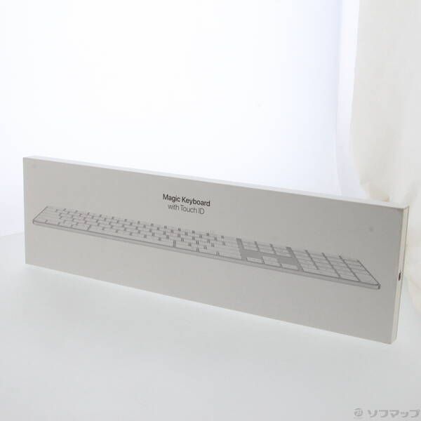 ソフマップ 〔未使用品〕 未使用品 Appleシリコン搭載Macモデル用 Touch ID搭載 Magic Keyboard (テンキー付き) 日本語 ホワイトキー MXK73J／A【262】