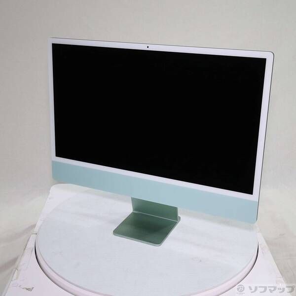 ソフマップ 〔中古品〕 iMac 24-inch Mid-2021 MJV83J／A Apple M1 8コアCPU_7コアGPU 8GB SSD256GB グリーン 〔15.7 Sequoia〕【377】