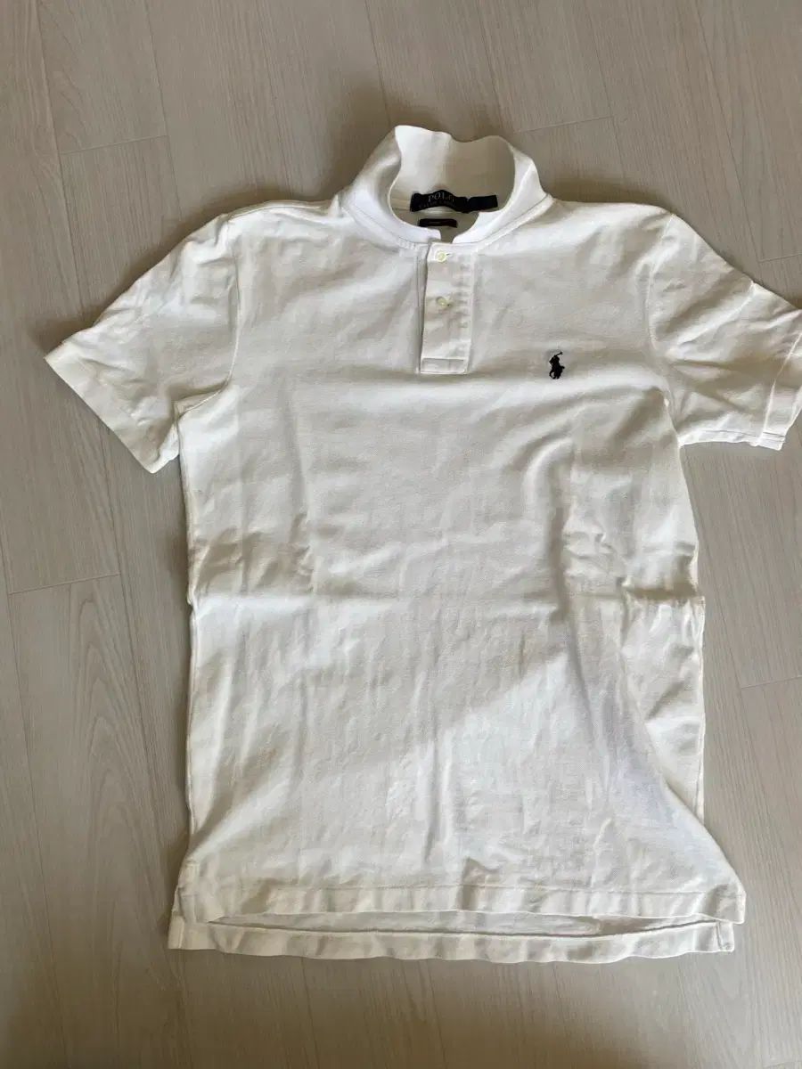 ポロ ラルフローレン 白 半袖 カラーTシャツ