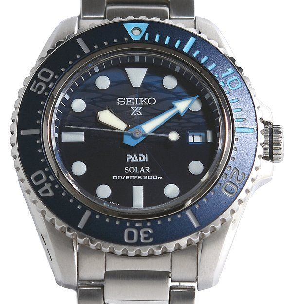 良品 SEIKO セイコー PROSPEX プロスペックス SBDJ057 V157-0DS0 PADI SPECIAL EDITION ダイバースキューバ ソーラー メンズ
