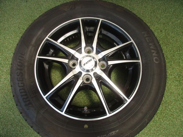 【中古】　送料込み　JPスタイル　165/65R13　ラヂアルタイヤ４本SET　エブリイワゴン　アトレーワゴン