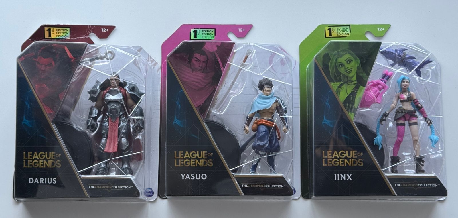 リーグオブレジェンド フィギュアセット ヤスオ & ジンクス & ダリウス チャンピオン コレクション League of Legends Champion Collection Yasuo Jinx Darius