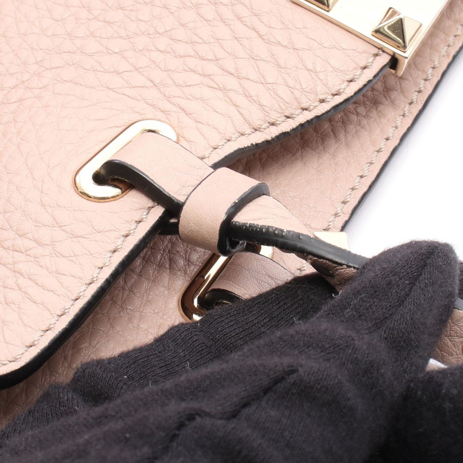 ヴァレンチノ Valentino トートバッグ ロックスタッズ 2WAY ピンク 