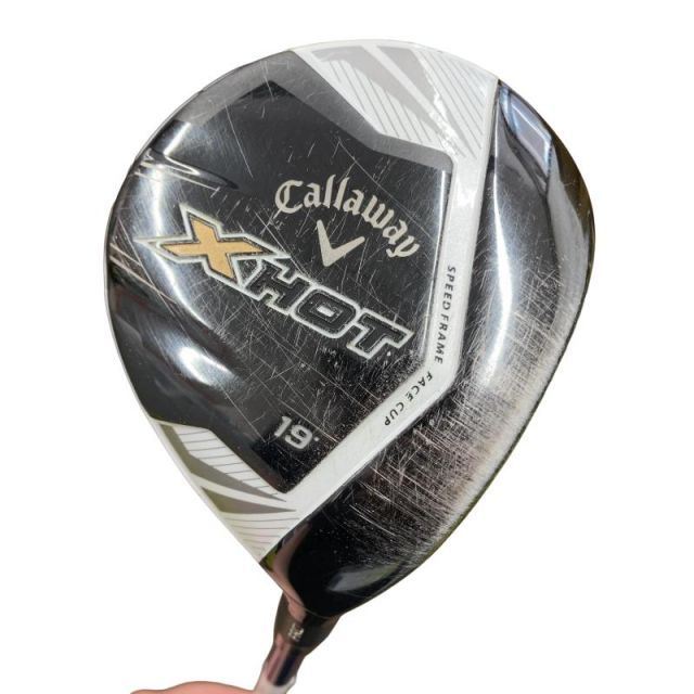 【中古】 キャロウェイ X HOT PRO 19° フェアウェイウッド FW Tour AD GT-6 (フレックスS) メンズ 男性用 右利き 右用 Cランク ゴルフクラブ