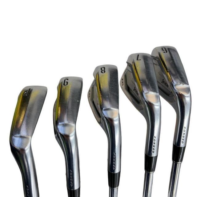 中古】 ダンロップ SRIXON ZX5 6S アイアンセット IR 純正特注シャフト