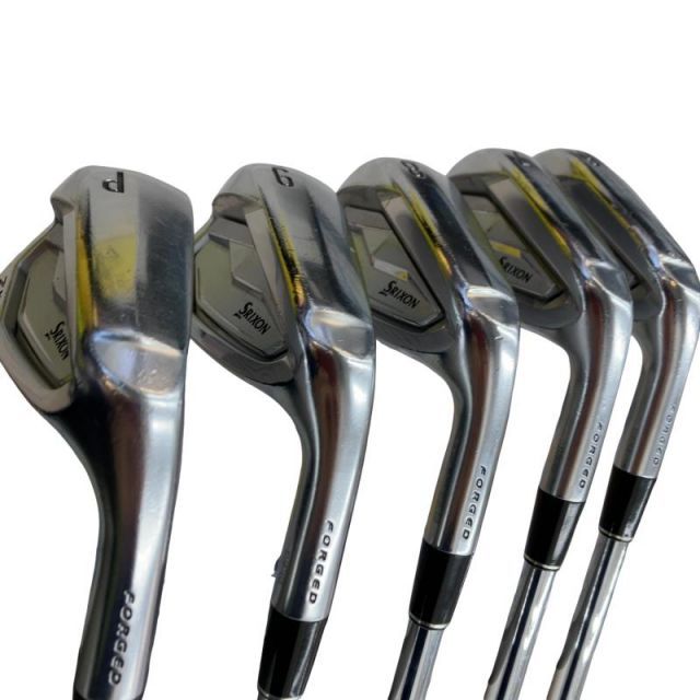 中古】 ダンロップ SRIXON ZX5 6S アイアンセット IR 純正特注シャフト