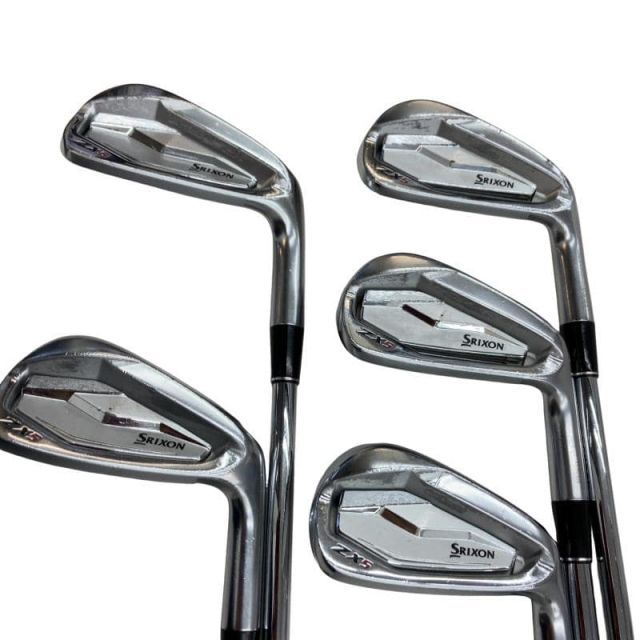 中古】 ダンロップ SRIXON ZX5 6S アイアンセット IR 純正特注シャフト