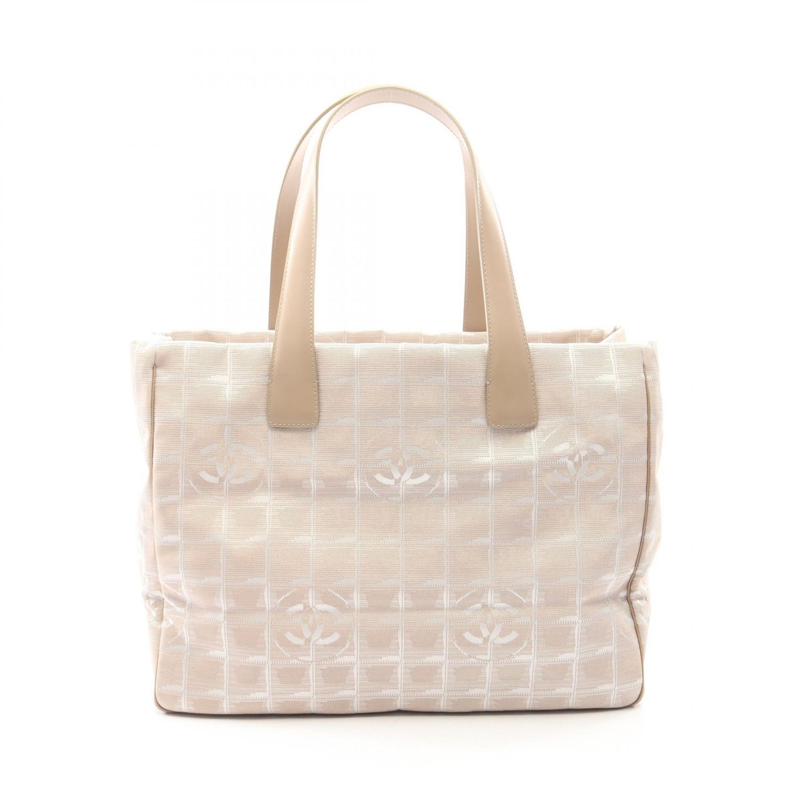 シャネル CHANEL トートバッグ ニュートラベルラインMM A15991 ベージュ レザー ニュートラベルライントートMM レディース Used B