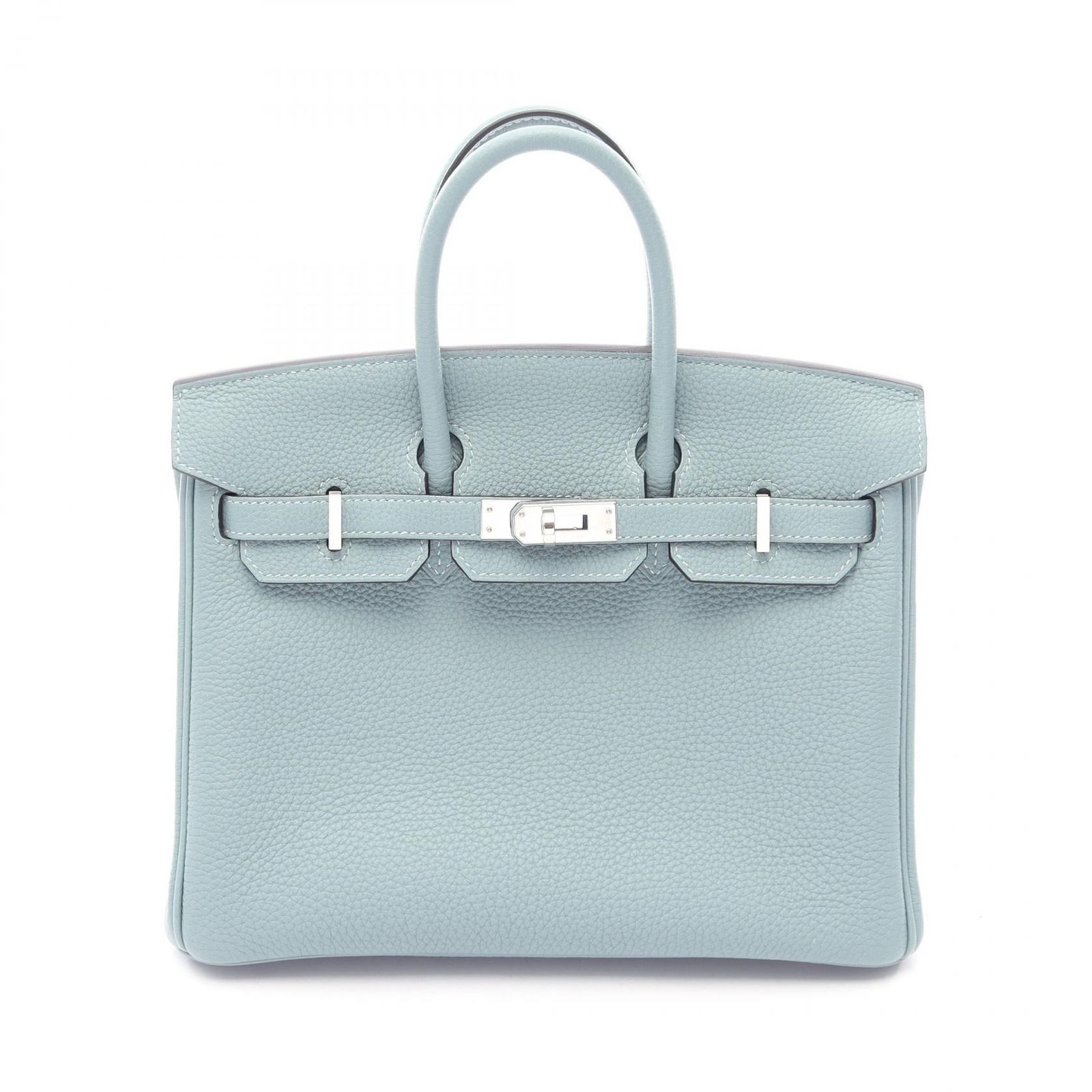 エルメス HERMES ハンドバッグ バーキン25 シエル レザー バーキン25 シエル レディース Used A
