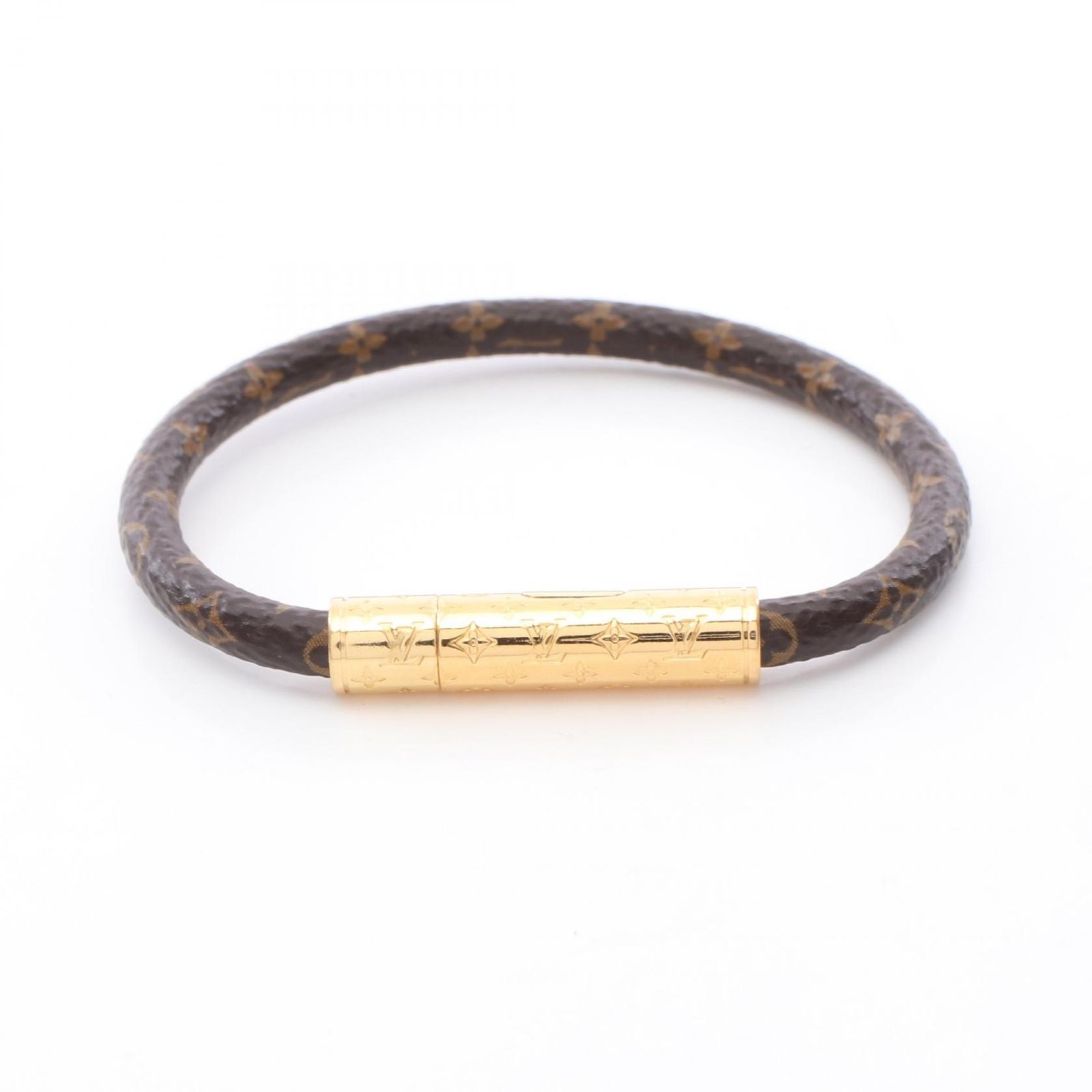 ルイ・ヴィトン LOUIS VUITTON ブレスレット ブラスレ LVコンフィデンシャル M6334 GP（ゴールドメッキ） LVコンフィデンシャル ブレスレット レディース Used A