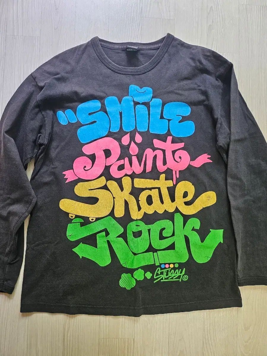 90s STUSSY SKATE ロングスリーブ