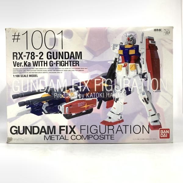 【中古】欠品)GUNDAM FIX FIGURATION METAL COMPOSITE ＃1001 RX-78-2 ガンダム Ver.Ka WITH Gファイター[10]