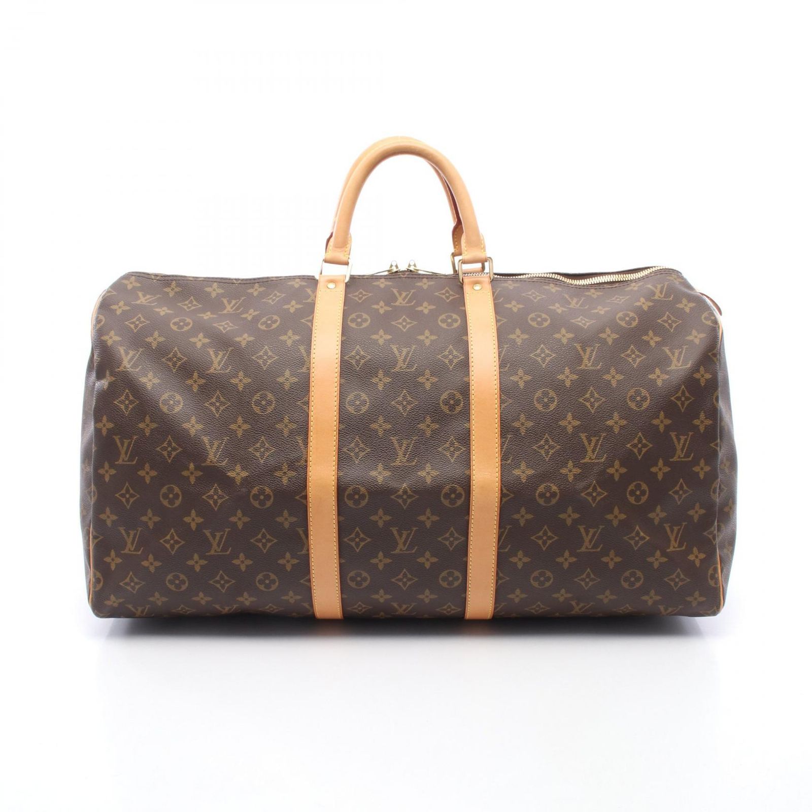 ルイ・ヴィトン LOUIS VUITTON ボストンバッグ キーポル55 M41424 PVCコーティングキャンバス レザー キーポル55 ユニセックス Used A